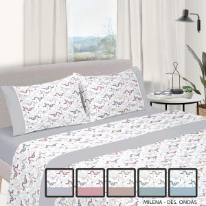 Jogo de Cama Milena – Ondas