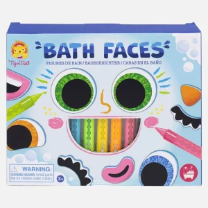 Conjunto “Bath Faces” colorir no banho